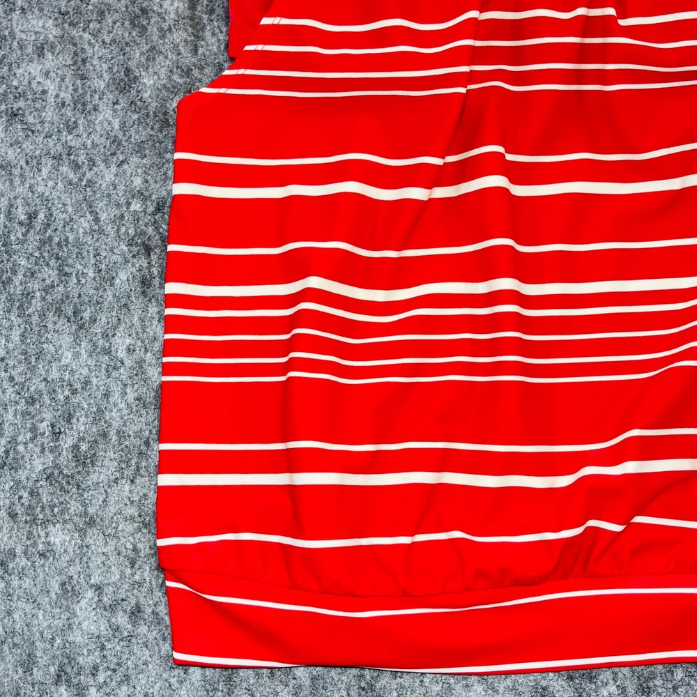 Athleta‎ Tankini Swim Top Womens 34 D/DD Red White Activewear Beach Bathing Suit - Picture 11 of 13